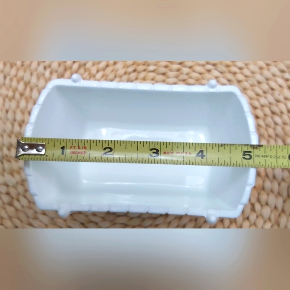 Vintage Milkglass baby rocking cradle - Picture 6 of 7